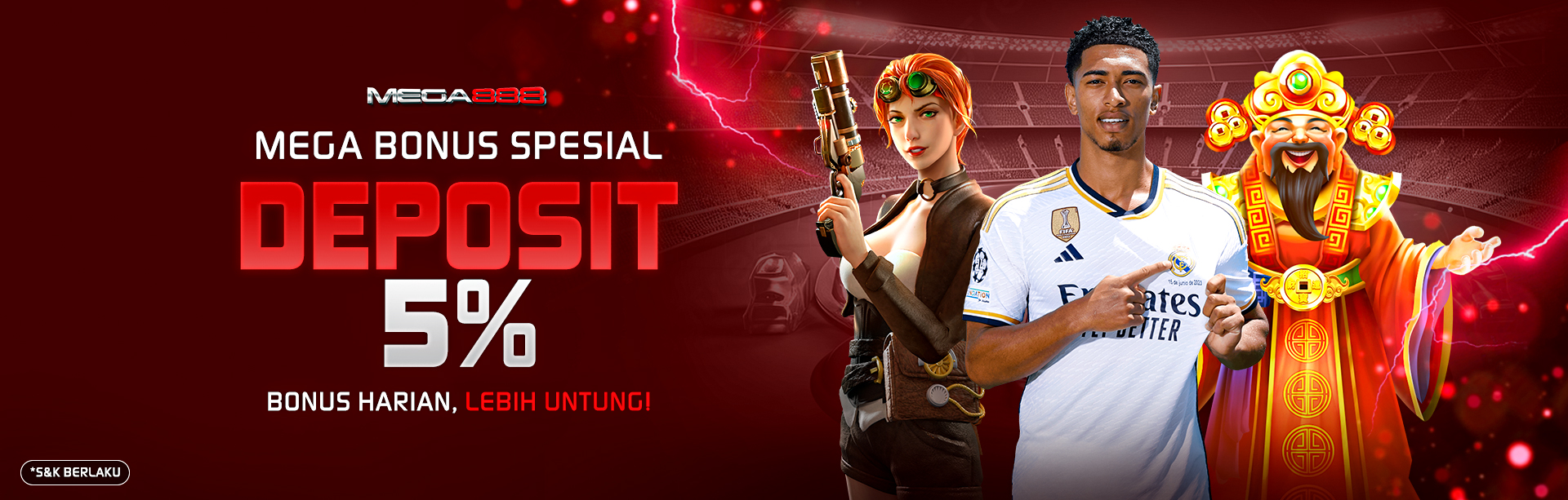 PROMO BONUS DEPOSIT HARIAN 5%	